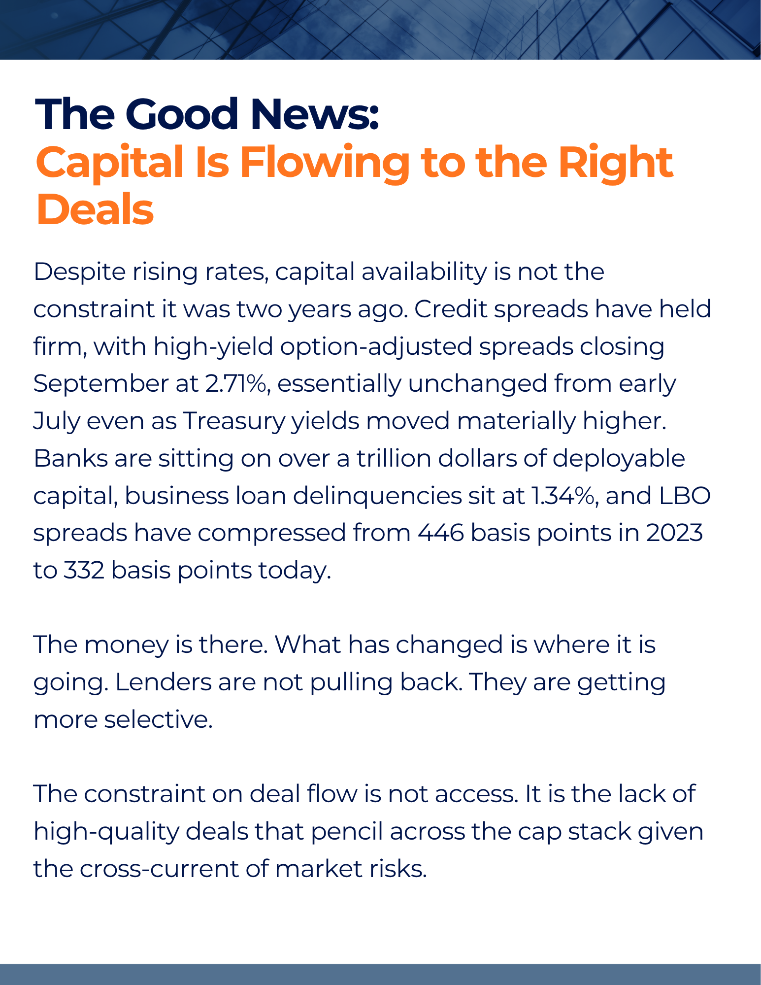 Q4 Outlook: The Fed is tightening. The economy is accelerating. Page 2 of 5