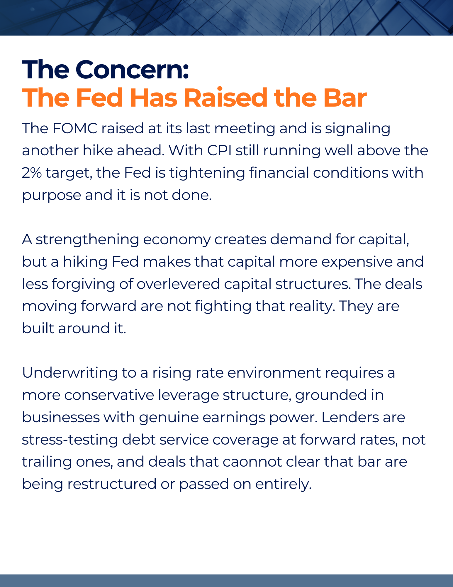 Q4 Outlook: The Fed is tightening. The economy is accelerating. Page 3 of 5