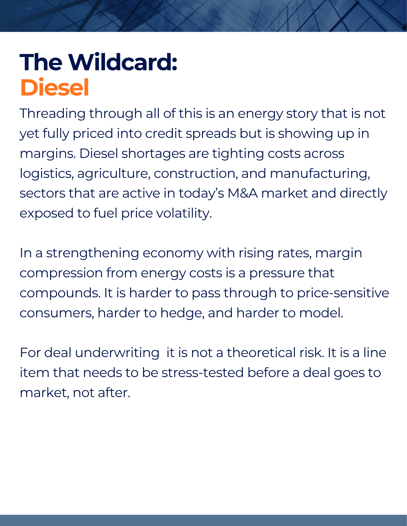 Q4 Outlook: The Fed is tightening. The economy is accelerating. Page 4 of 5